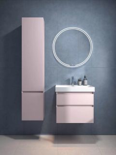 Тумба под раковину Kerama Marazzi Cubo CUB.60.2\MAL 60 см мальва матовая